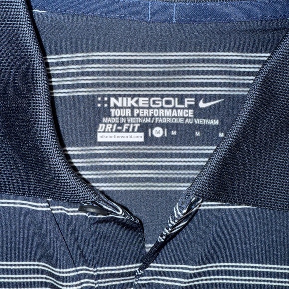 Men’s Nike Tour Polo Shirt Size Medium - Picture 4 of 4